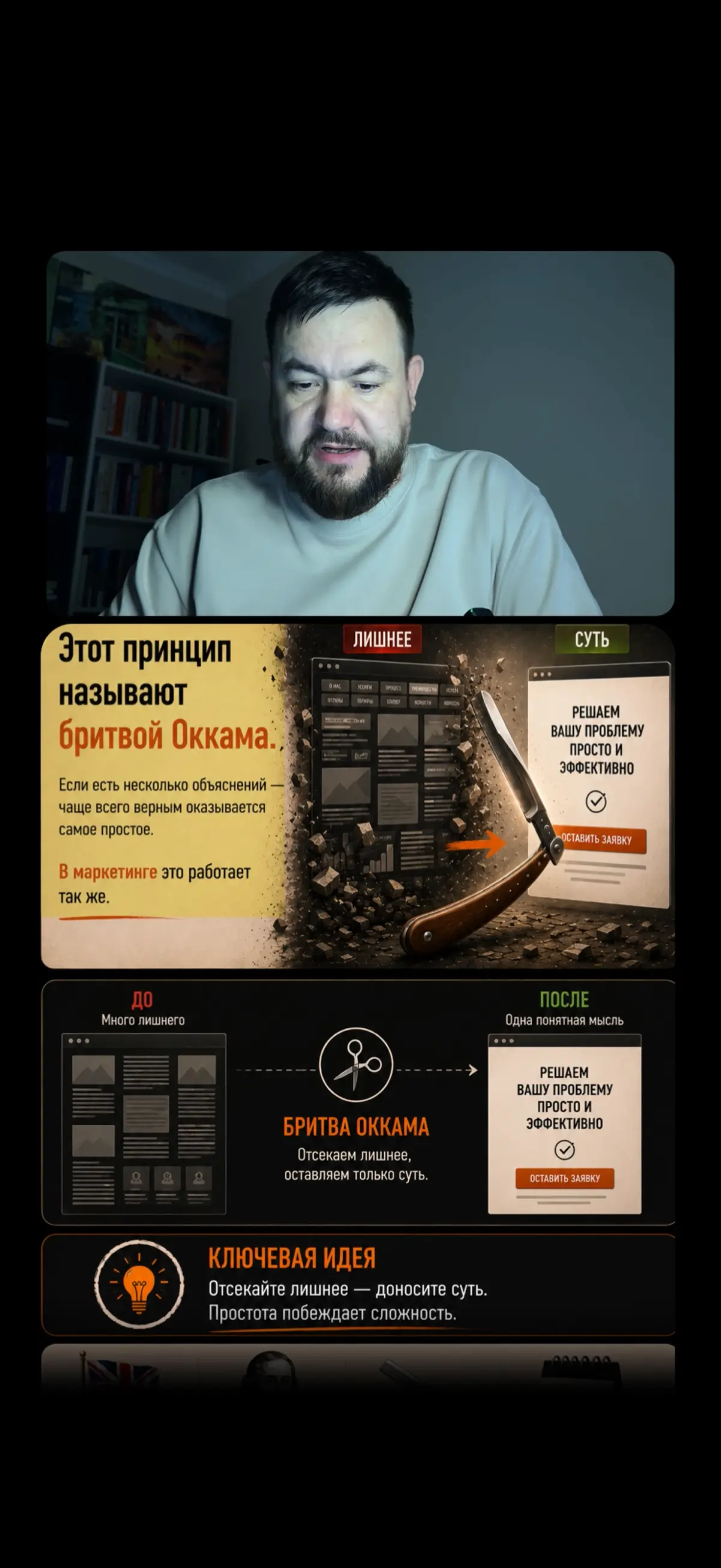 Бритва Оккама — как одно правило удвоит вашу конверсию | Сетка — социальная сеть от hh.ru