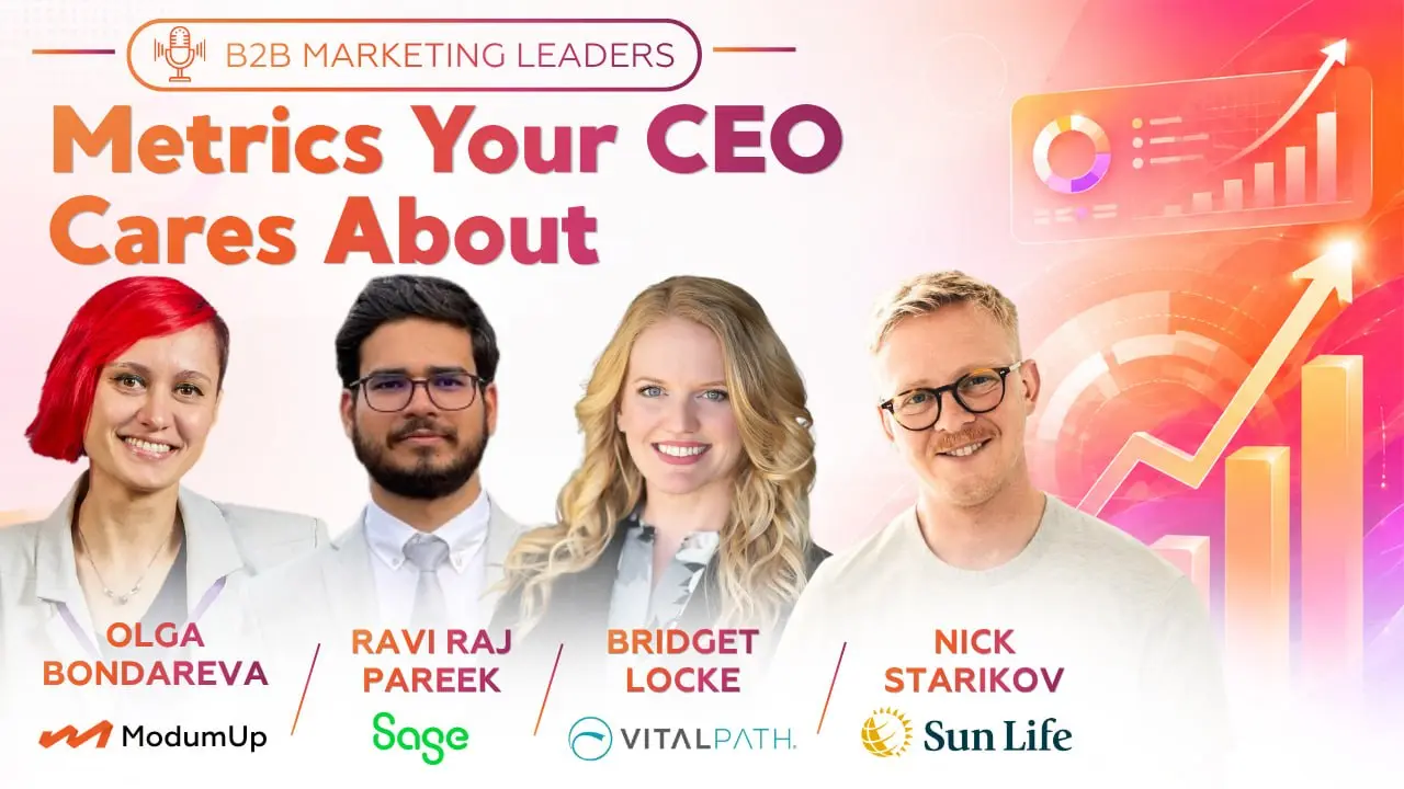 Метрики и KPI в B2B: как не обмануться цифрами
Новый выпуск подкаста B2B Marketing Leaders на английском языке, на этот раз говорим про метрики и KPI в B2B-маркетинге | Сетка — социальная сеть от hh.ru