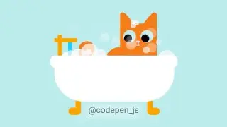gsap-bubbly-bath — кошечка в ванне. Реализована с помощью СSS и JS
https://codepen.io/louflan/pen/RwramJb | Сетка — социальная сеть от hh.ru