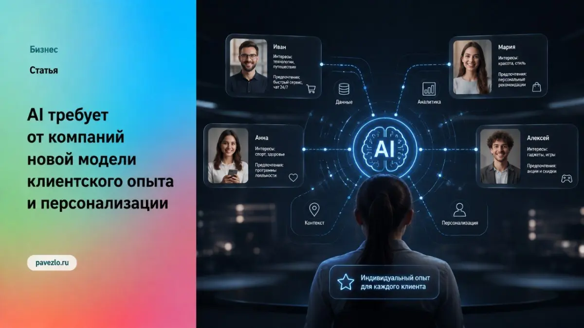 AI требует от компаний новой модели клиентского опыта | Сетка — социальная сеть от hh.ru