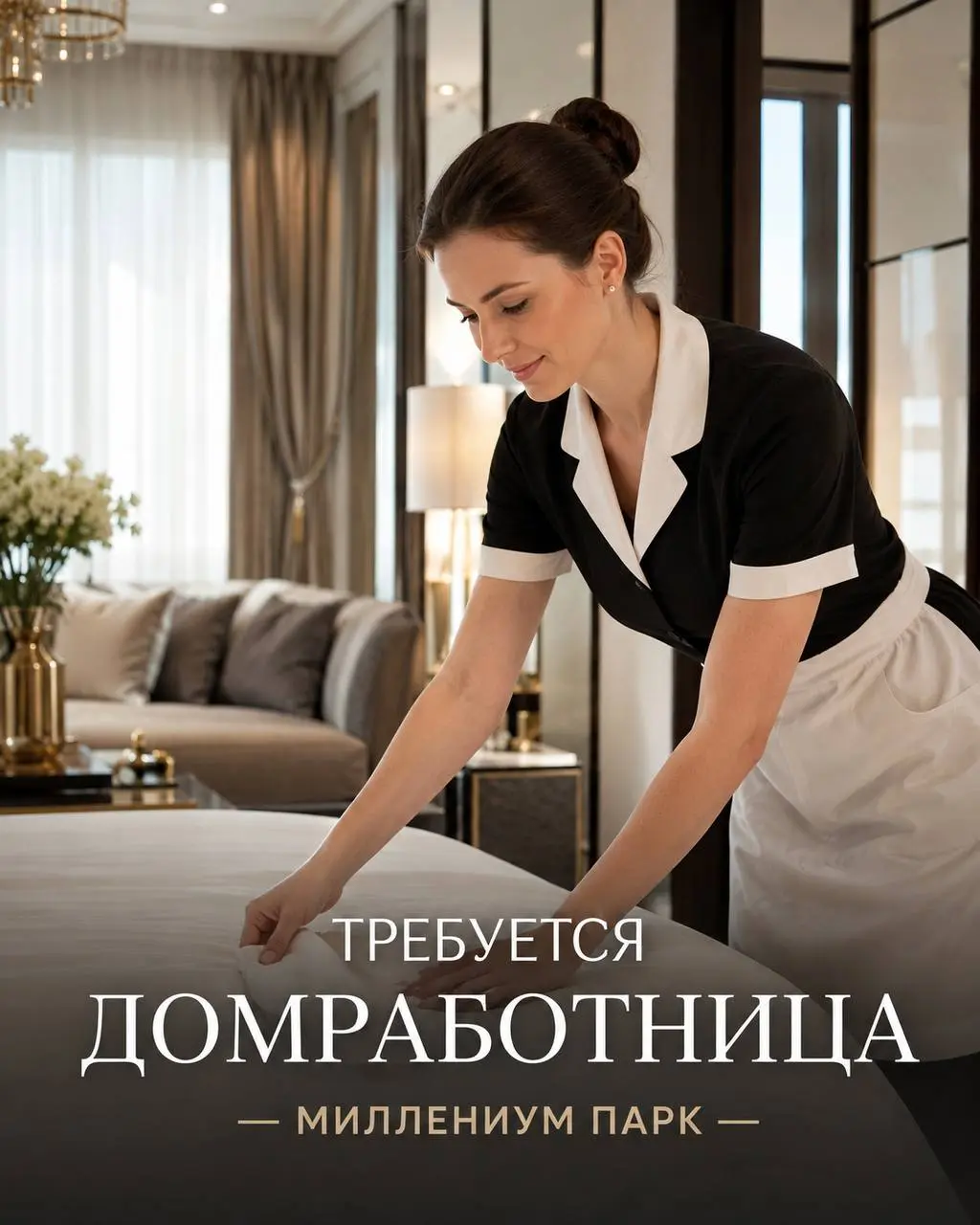 ДОМРАБОТНИЦА
От 12 000₽
Миллениум парк
• Москва
• Клининг и бытовые услуги
• @Inessa355
Полное описание вакансии размещено в Телеграм и Макс. Переходите по ссылке в закрепленном сообщении | Сетка — социальная сеть от hh.ru