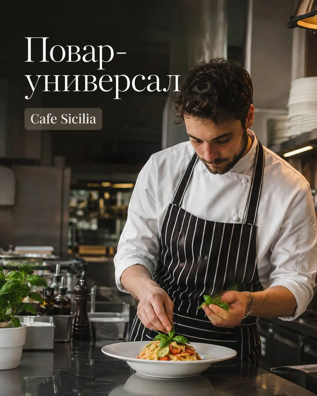 ПОВАР-УНИВЕРСАЛ
От 6 000₽/смена
cafe Sicilia
• Москва, Ярославская, д. 13а
• Рестораны/Кафе
• @CuRRy7
Полное описание вакансии размещено в Телеграм и Макс | Сетка — социальная сеть от hh.ru