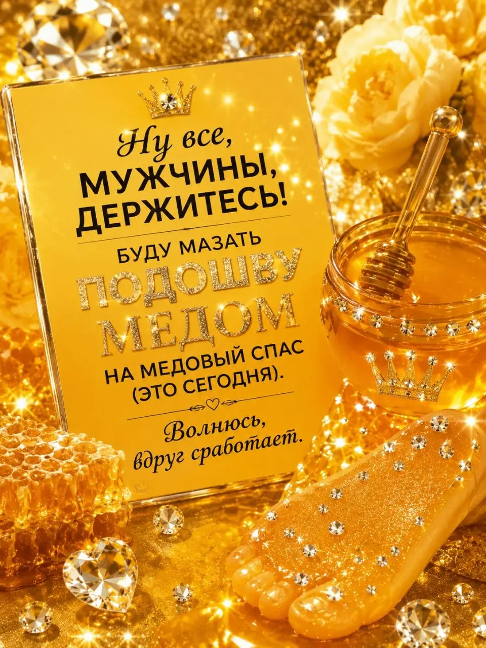 Женщины наконец-то перестают бояться выглядеть смешными. И это, невероятно классный тренд.
Всю ленту захватил Медовый Спас | Сетка — социальная сеть от hh.ru