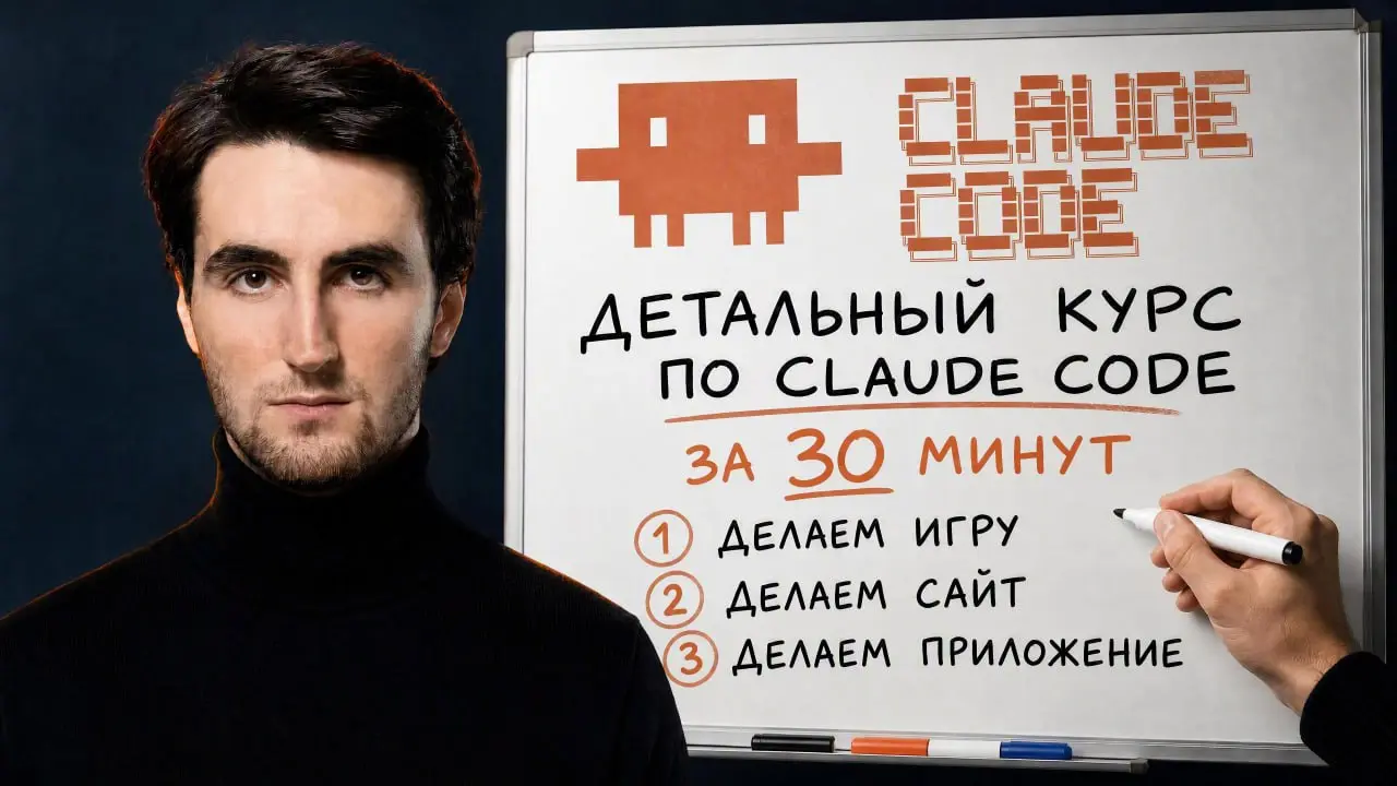 🔥 ПОЛНЫЙ КУРС ПО CLAUDE CODE 2026
Ребят, серия уроков по Claude Code, думаю, закончена — я от него уже немного устал 😅
Но напоследок записал для вас реально подробный курс:
→ как пользоваться Claude C... | Сетка — социальная сеть от hh.ru