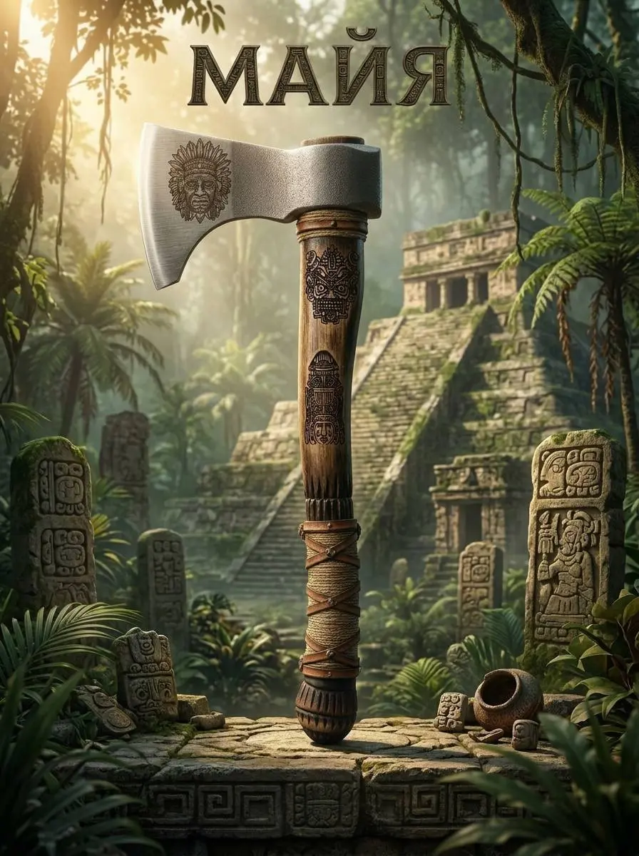 ТОПОР «МАЙЯ» 🌿⚔️
Тайна древней цивилизации воплощена в стали.
Этот топор создан для тех, кто ценит не просто инструмент, а вещь с характером и историей | Сетка — социальная сеть от hh.ru