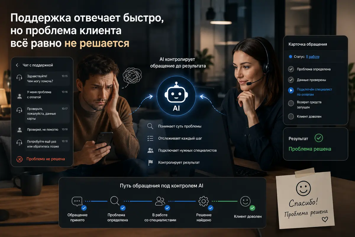 Поддержка быстрая, но проблему не решает | Сетка — социальная сеть от hh.ru