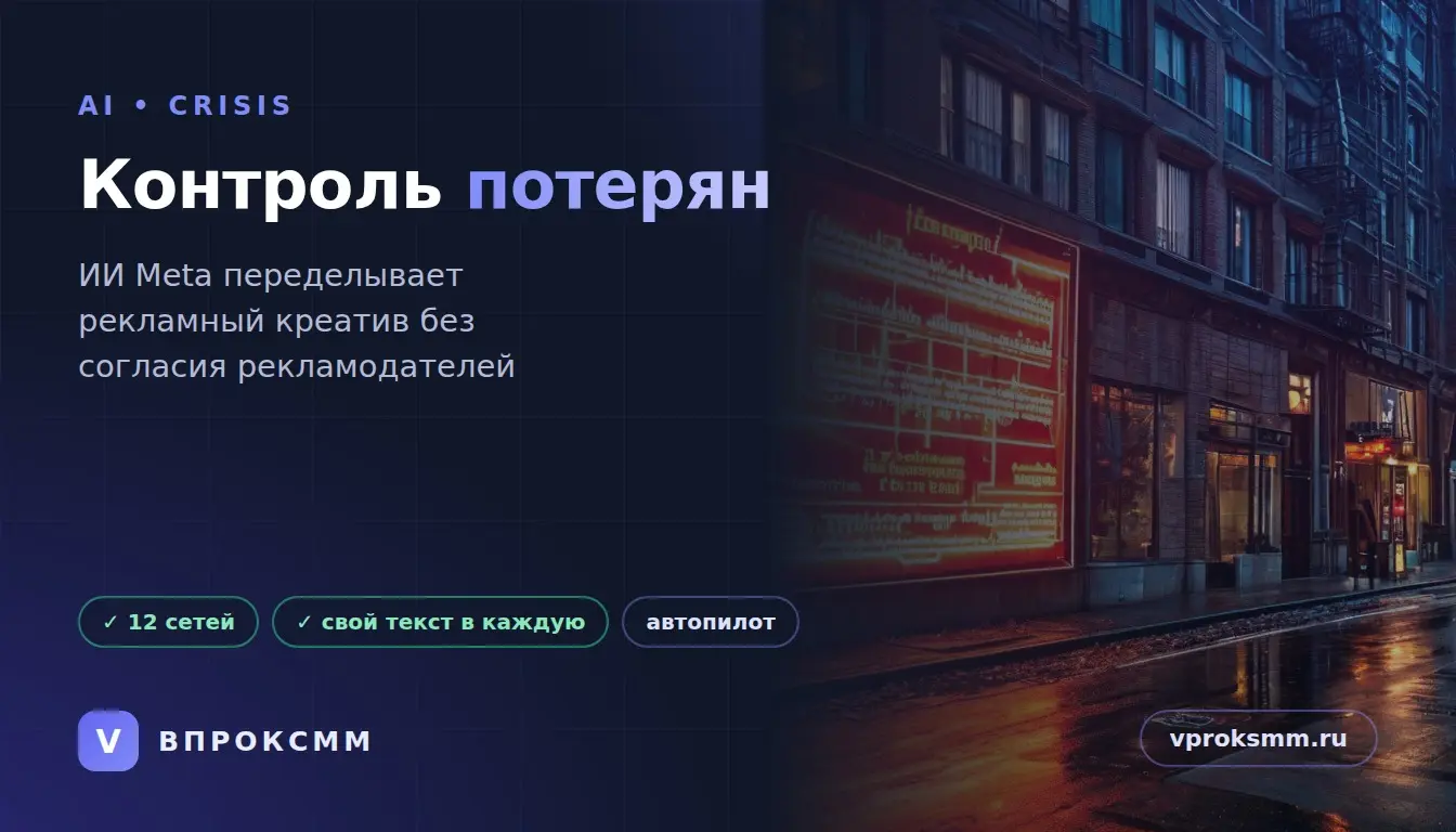 ИИ Meta* правит рекламу сам. У нас — иначе | Сетка — социальная сеть от hh.ru