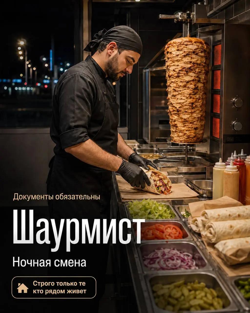 ШАУРМИСТ
От 5 500₽/смена
Прямой работодатель
• Москва, м. Ховрино | Селигерская | Беломорская | Речной вокзал | Лихоборы, ул | Сетка — социальная сеть от hh.ru