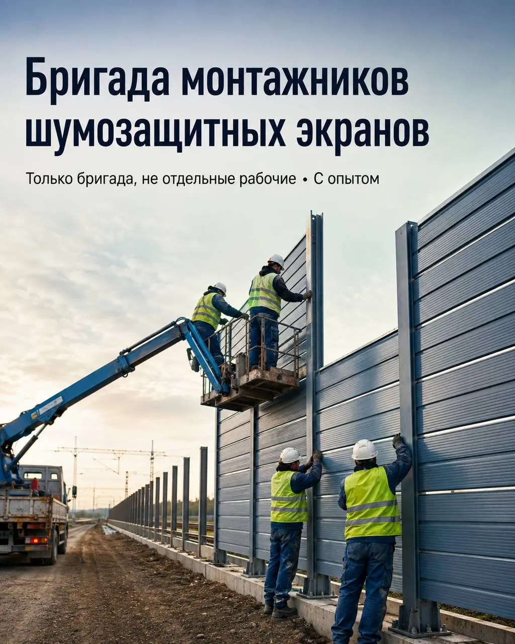БРИГАДА МОНТАЖНИКОВ ШУМОЗАЩИТНЫХ ЭКРАНОВ
Прямой работодатель
• Москва, м. Царицыно
• Строительство
• +79824986778
Полное описание вакансии размещено в Телеграм и Макс | Сетка — социальная сеть от hh.ru