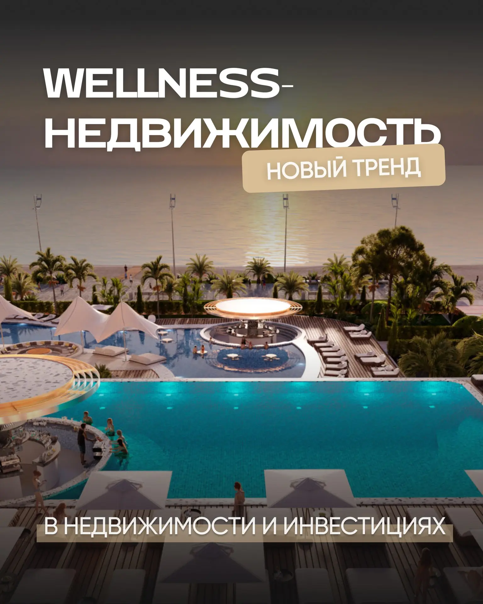 Wellness — это уже не просто модное направление, а один из самых быстрорастущих сегментов мировой недвижимости | Сетка — социальная сеть от hh.ru