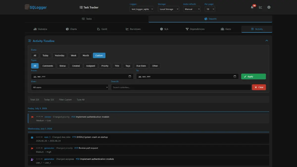 SQLogger - общая информация | Сетка — социальная сеть от hh.ru