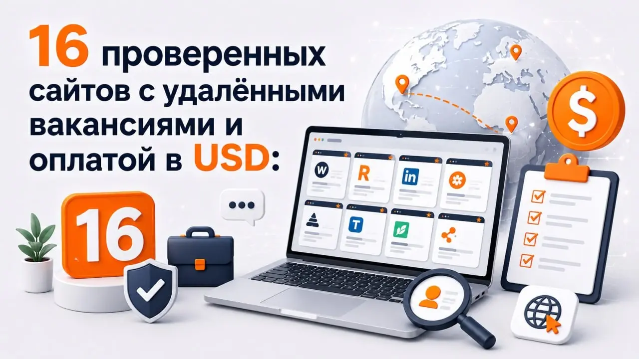 11  сайтов с удалёнными вакансиями и оплатой в USD | Сетка — социальная сеть от hh.ru
