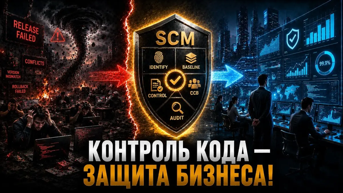 IT-катастрофы и SCM: Как защитить бизнес и перестать терять деньги на разработке?
Большинство ошибок в сложных системах возникают не из-за плохих решений | Сетка — социальная сеть от hh.ru