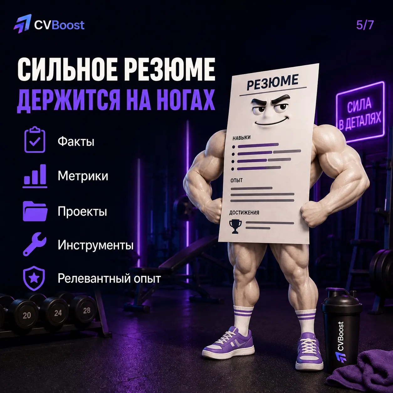 Ваше резюме перекачало бицепс, но забыло ноги 🏋️‍♂️ | Сетка — социальная сеть от hh.ru