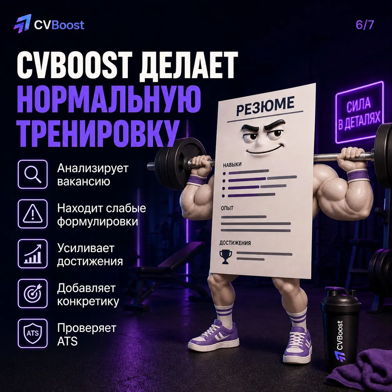 Ваше резюме перекачало бицепс, но забыло ноги 🏋️‍♂️ | Сетка — социальная сеть от hh.ru