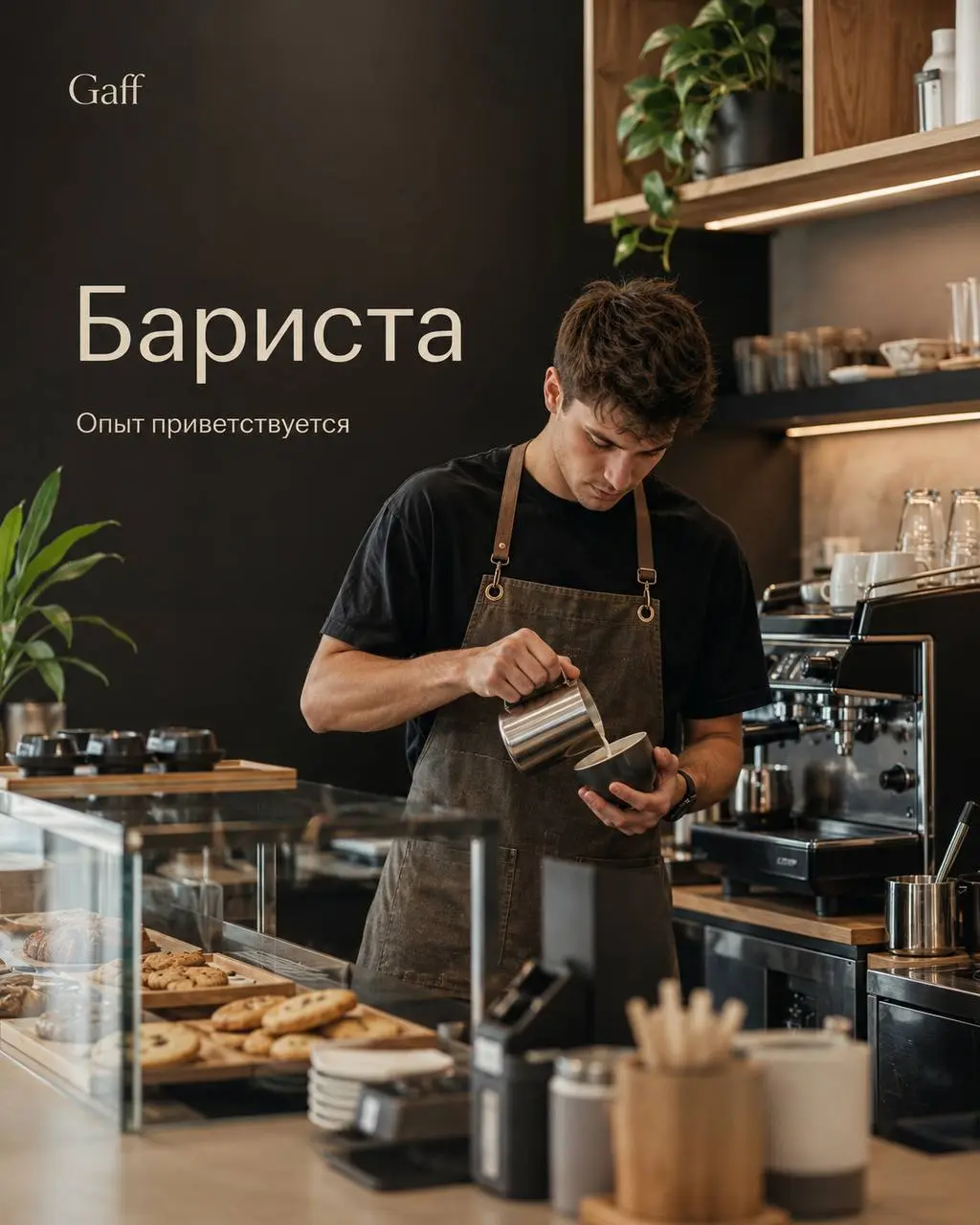 БАРИСТА
От 5 000₽/смена + чаевые выплаты каждый день
Gaff
• Москва, м. Багратионовская
• Рестораны/Кафе
• @abrosimovaolga1
Полное описание вакансии размещено в Телеграм и Макс | Сетка — социальная сеть от hh.ru