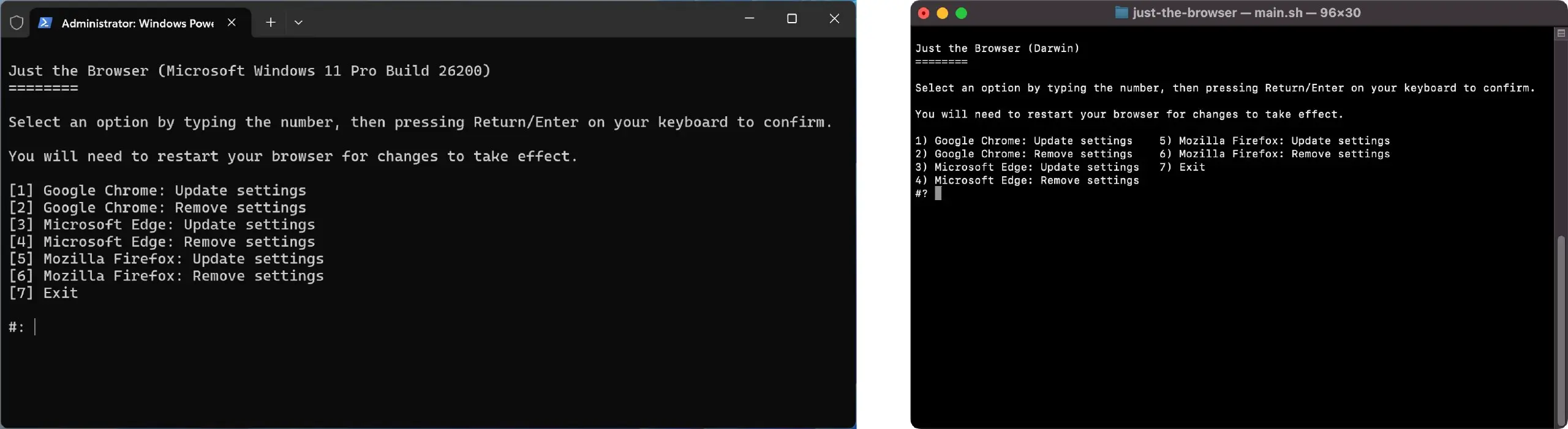 just-the-browser
Это инструмент, предназначенный для удаления нежелательных функций из популярных веб-браузеров, таких как Google Chrome, Microsoft Edge, Mozilla Firefox и Brave, с целью предоставить ... | Сетка — социальная сеть от hh.ru