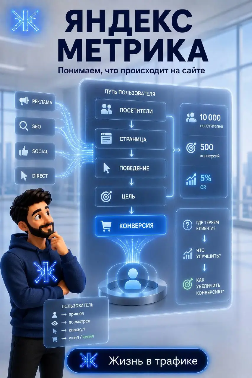 Яндекс Метрика: зачем она нужна маркетологу? | Сетка — социальная сеть от hh.ru