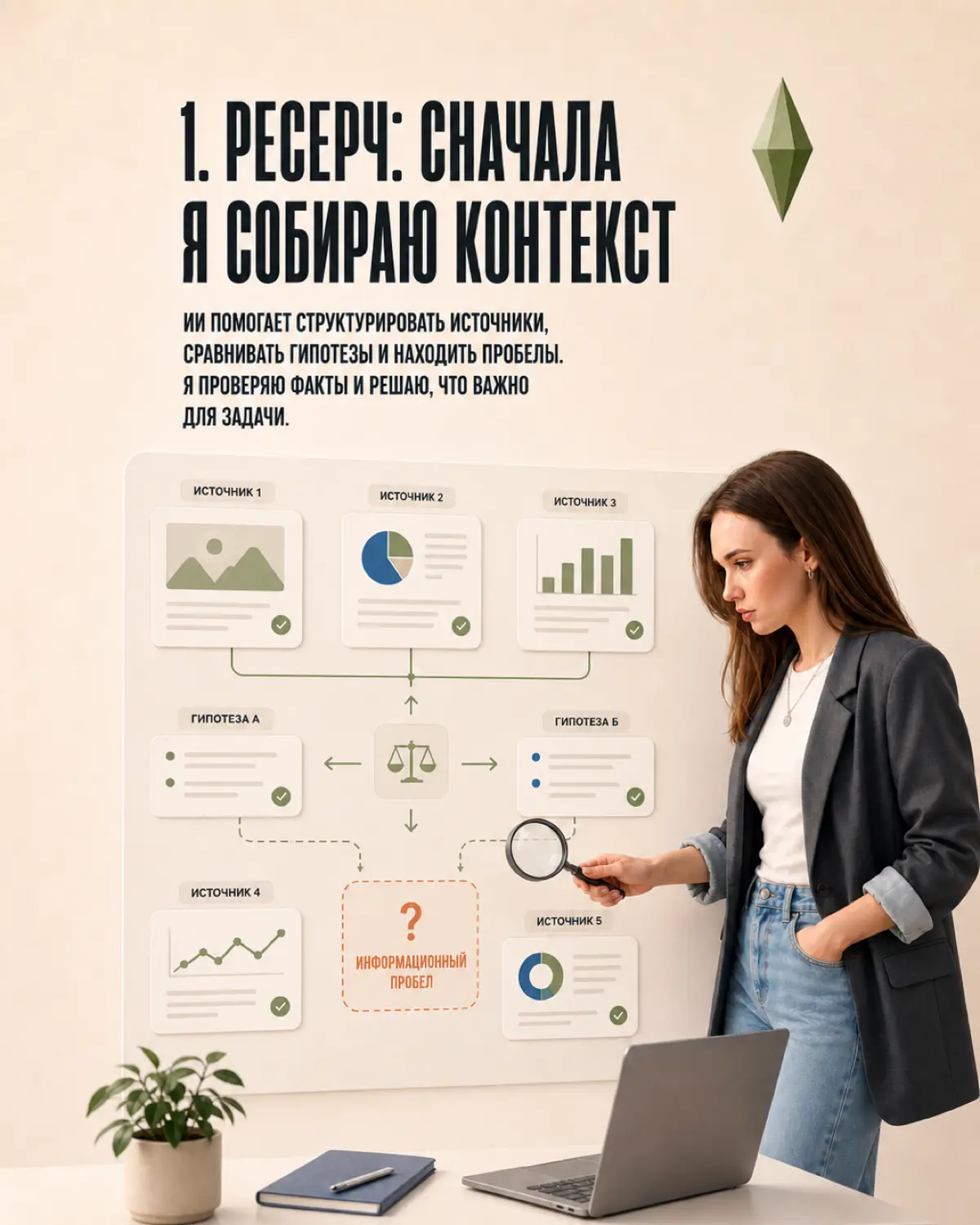 ИИ не заменил мне голову. Зато освободил её от части рутины | Сетка — социальная сеть от hh.ru