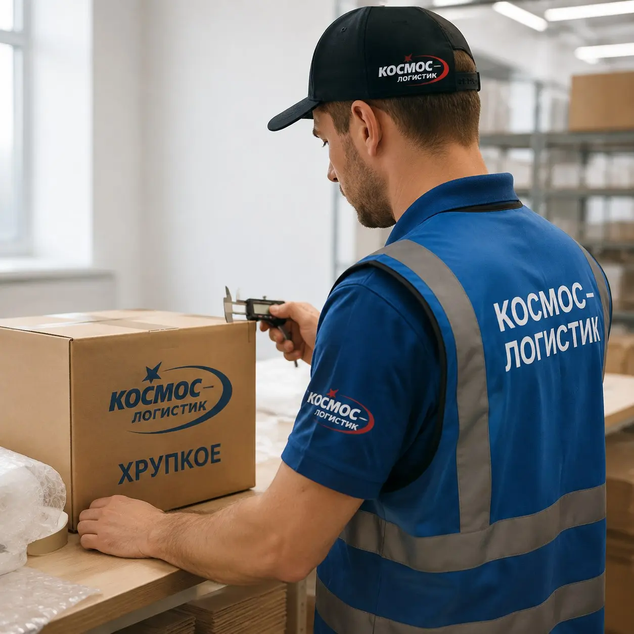 Упаковка без штрафов маркетплейсов
Стягивайте коробки стрейч-пленкой, чтобы исключить сдвиги. В Космос Логистик мы обматываем 1 паллет за 5 минут от 90 ₽. Это снизит риск возврата на 99% | Сетка — социальная сеть от hh.ru