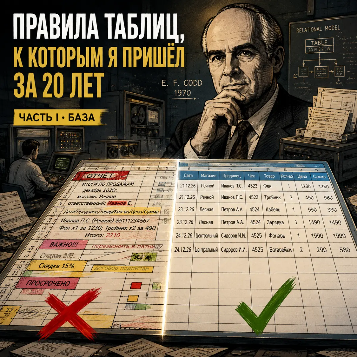 Правила таблиц, к которым я пришёл за 20 лет (первая часть) | Сетка — социальная сеть от hh.ru