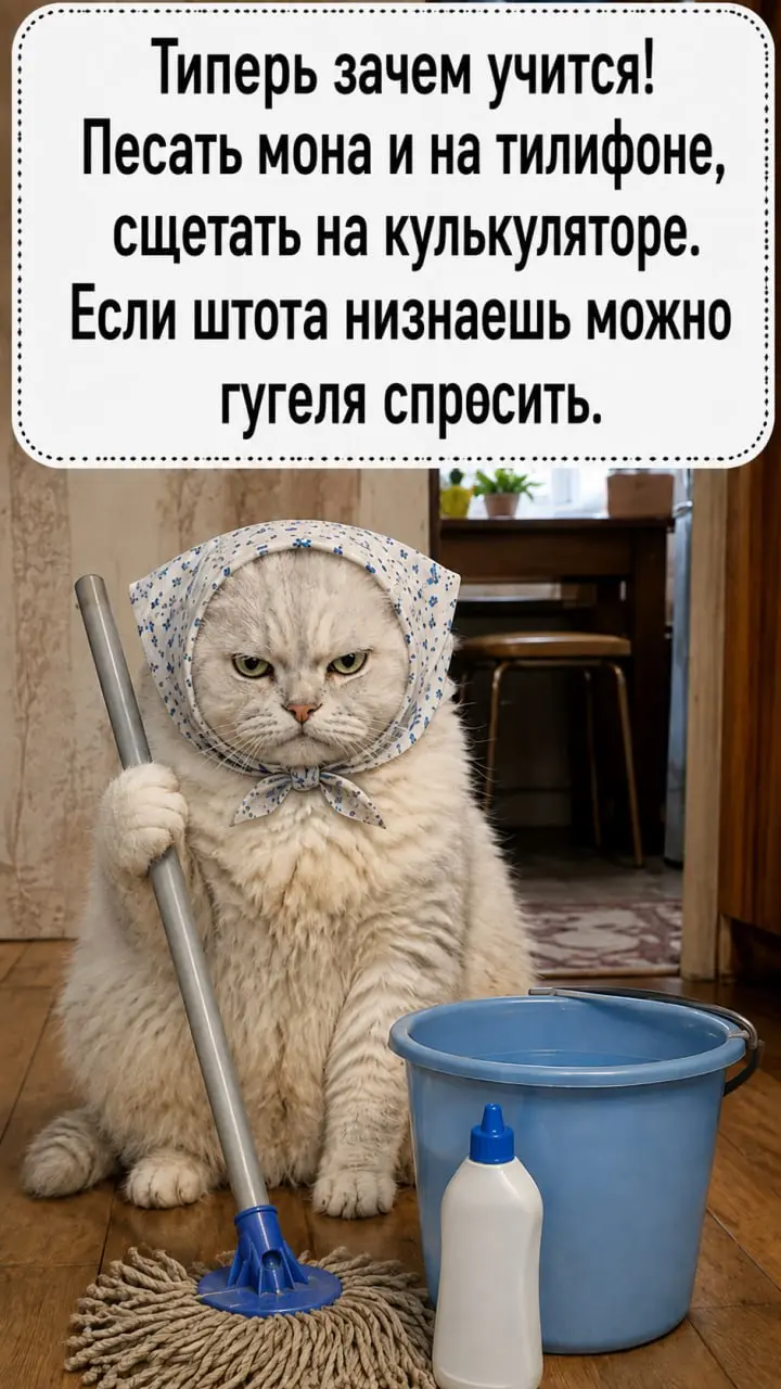 А думать кто будет? 🤔
Посмотрела на эту картинку и сначала, конечно, улыбнулась 😄 А потом поймала себя на мысли, что за шуткой скрывается вопрос, который для педагога сегодня звучит уже совсем не смеш... | Сетка — социальная сеть от hh.ru