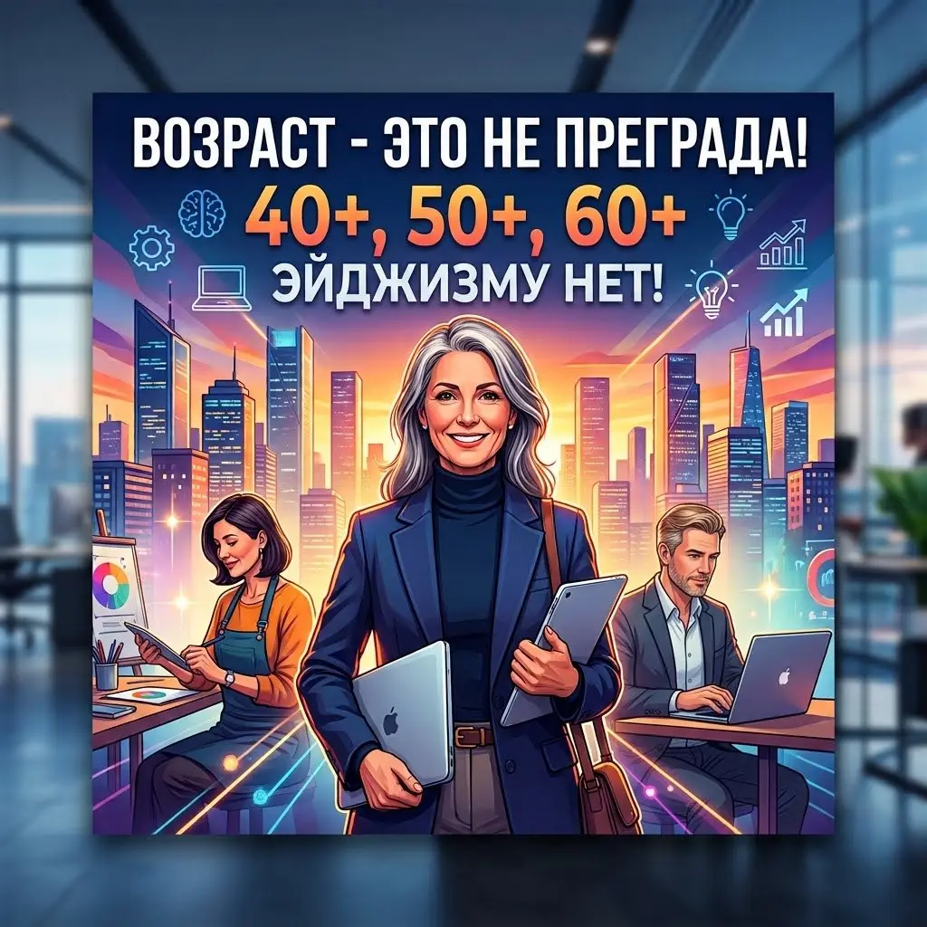 А давайте продолжим тему поиска работы и эту неделю посвятим возрастному эйджизму | Сетка — социальная сеть от hh.ru