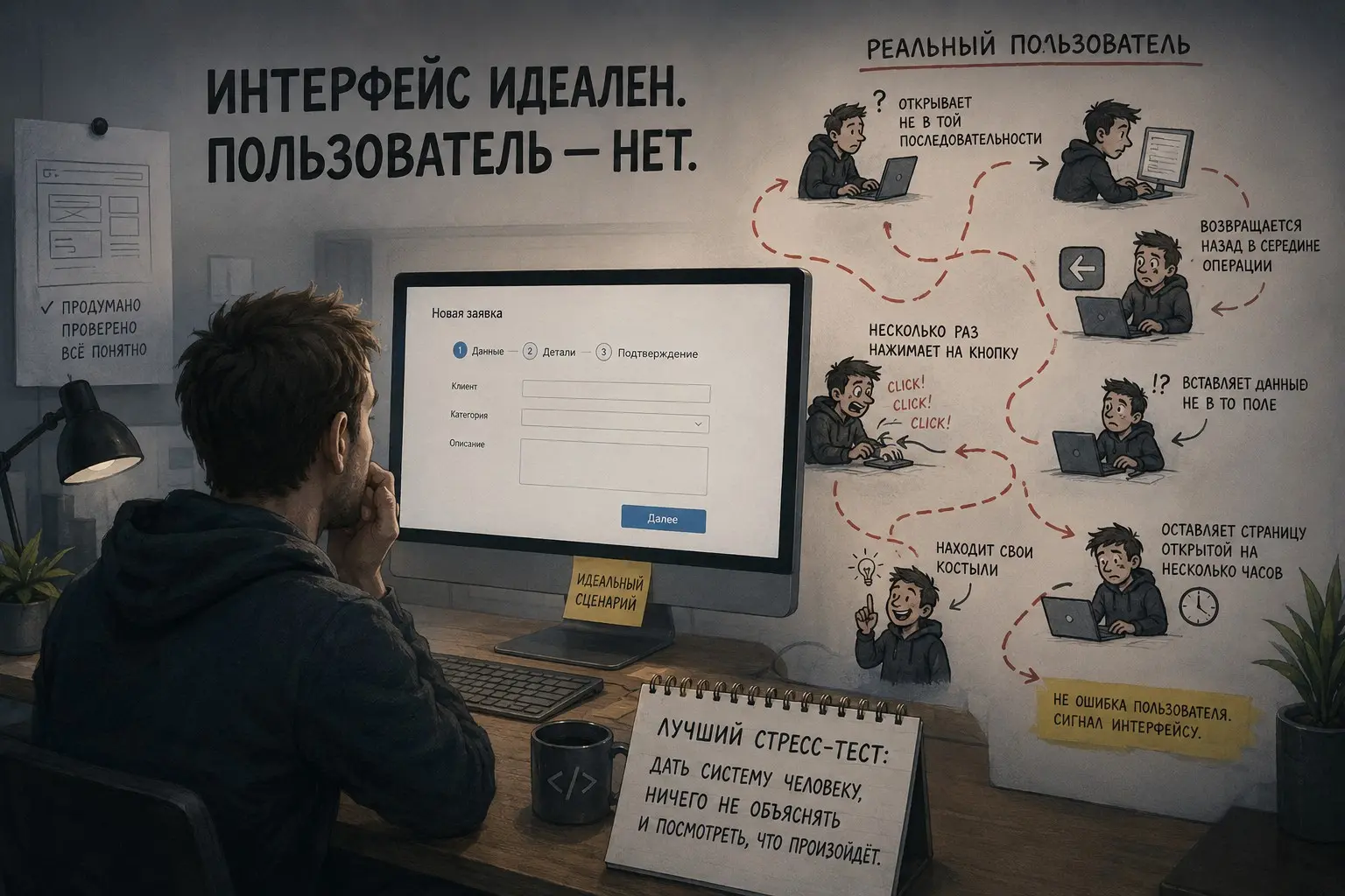 Пользователь ломает систему лучше любого тестировщика | Сетка — социальная сеть от hh.ru