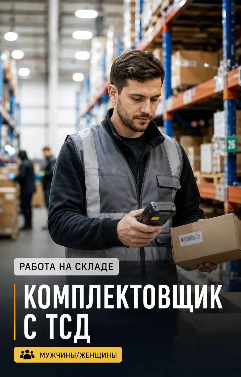 КОМПЛЕКТОВЩИК С ТСД
От 5 643₽/смена
Прямой работодатель
• Московская область, Раменский район
• Логистика
• +79671555597
Полное описание вакансии размещено в Телеграм и Макс | Сетка — социальная сеть от hh.ru