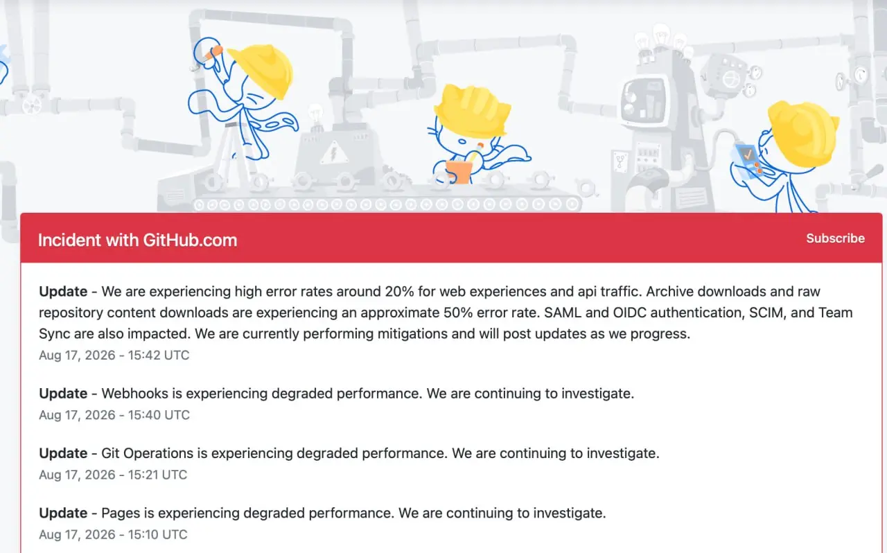 GitHub немного по миру прилёг, есть трабла при работе с урлами raw.githubusercontent.com а я как раз dietpi решил на своем сервере переустановить. | Сетка — социальная сеть от hh.ru