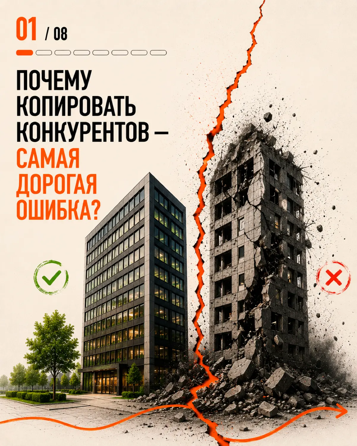 Копировать конкурентов — не всегда верное решение. | Сетка — социальная сеть от hh.ru