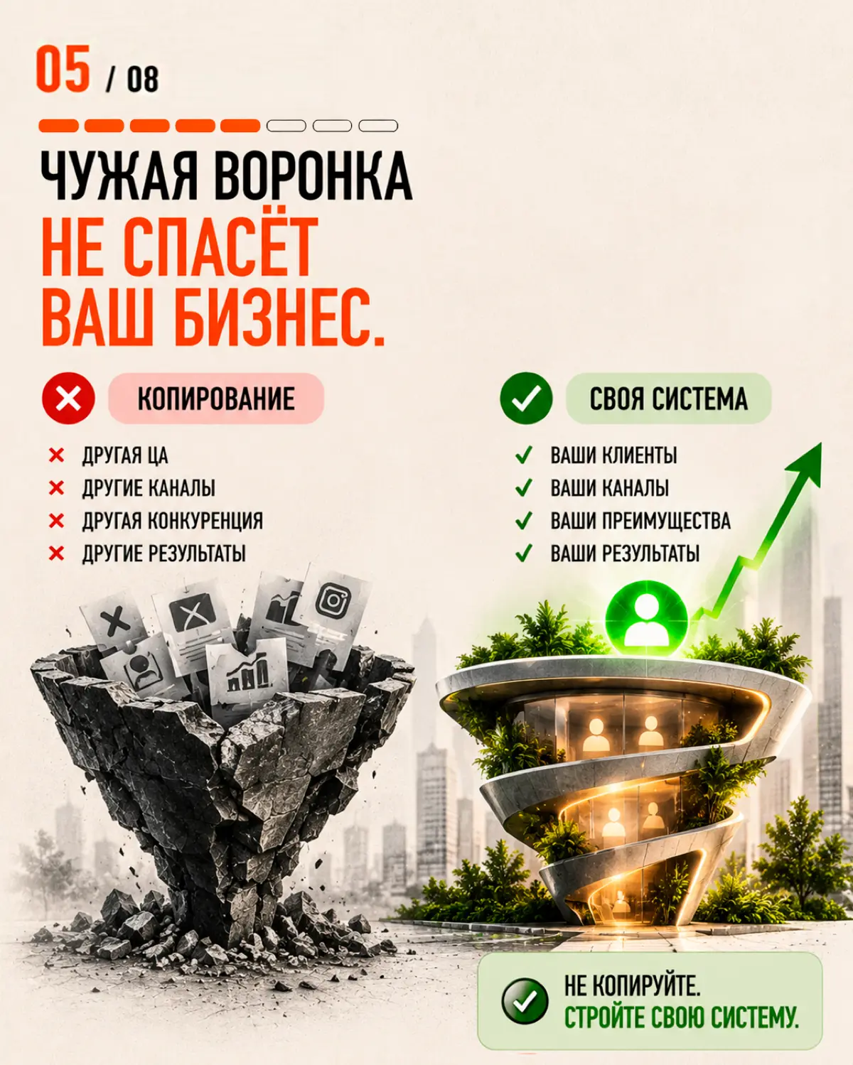 Копировать конкурентов — не всегда верное решение. | Сетка — социальная сеть от hh.ru