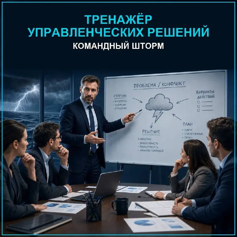 Хотите прокачать навыки управления командой 🎯 или обучить менеджеров на реальных примерах 💼?
Обе задачи решает «Командный Шторм» — онлайн-тренажёр для корпоративных команд на платформе «Наши настолки» | Сетка — социальная сеть от hh.ru