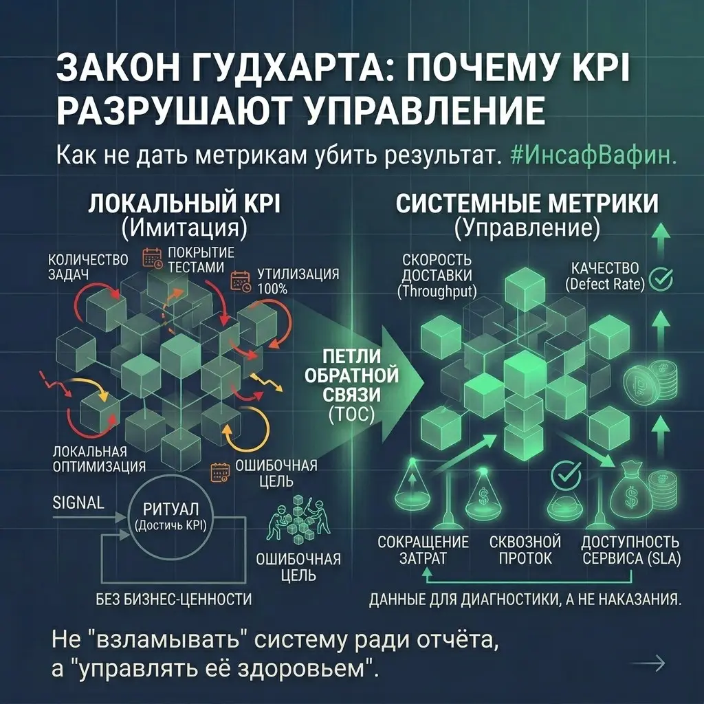 Закон Гудхарта: почему KPI разрушают управление | Сетка — социальная сеть от hh.ru