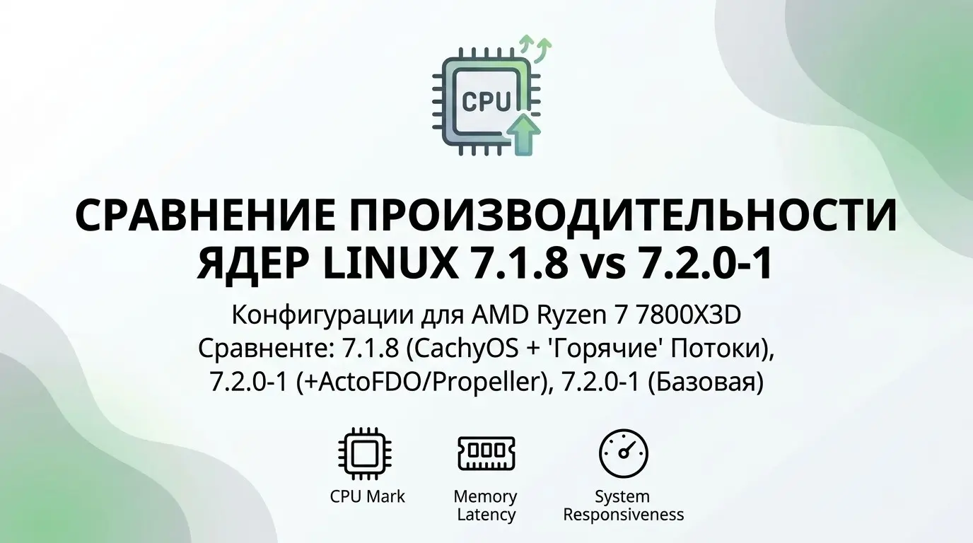 Как выжать максимум из Ryzen 7800X3D: Kernel Linux | Сетка — социальная сеть от hh.ru