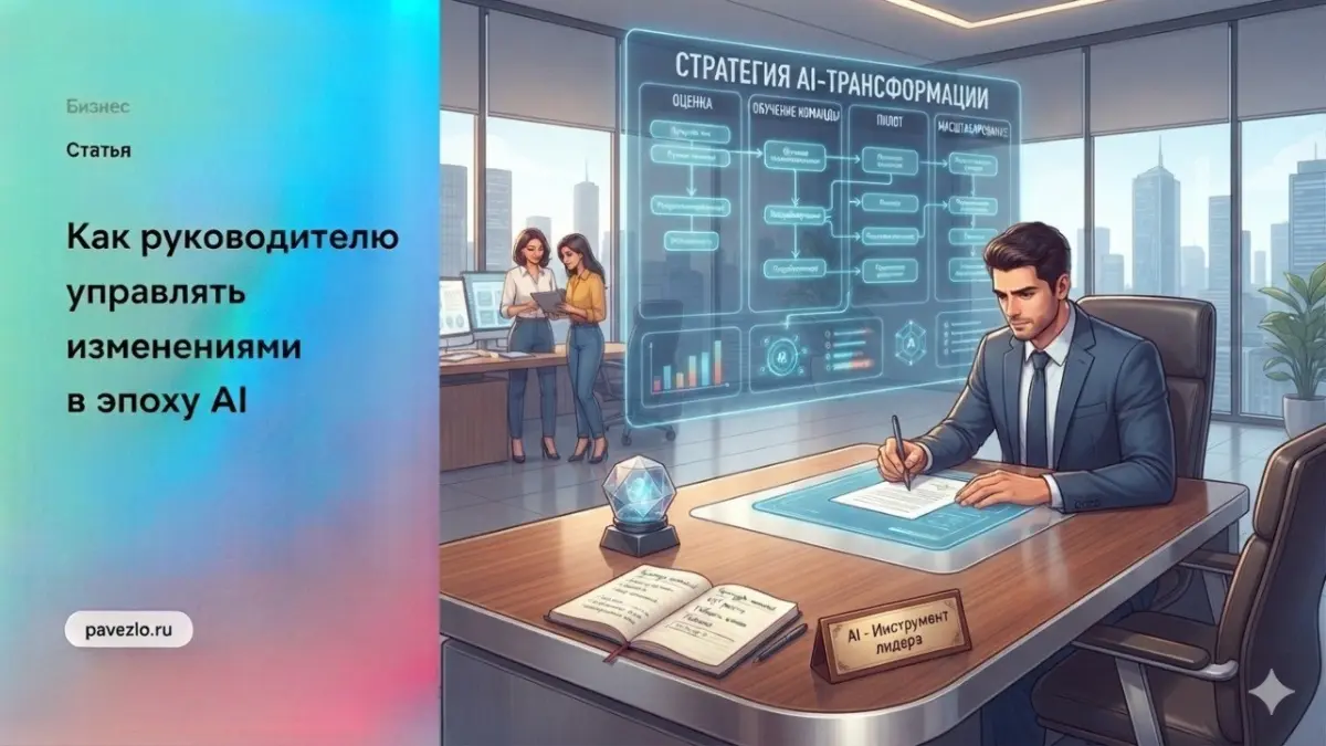 Как руководителю управлять изменениями в эпоху AI | Сетка — социальная сеть от hh.ru
