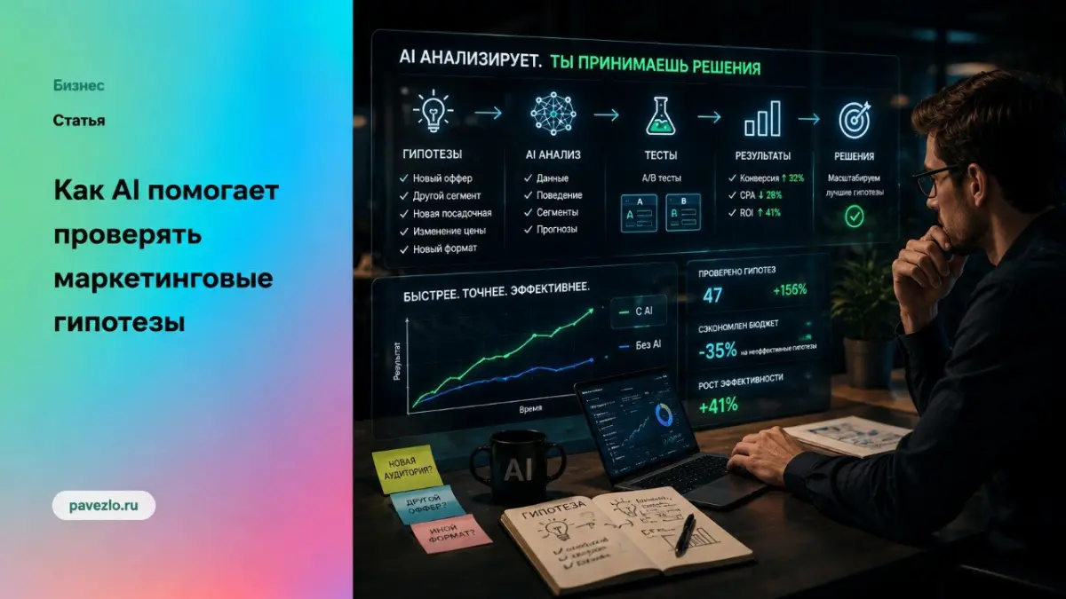 Как AI помогает проверять маркетинговые гипотезы | Сетка — социальная сеть от hh.ru
