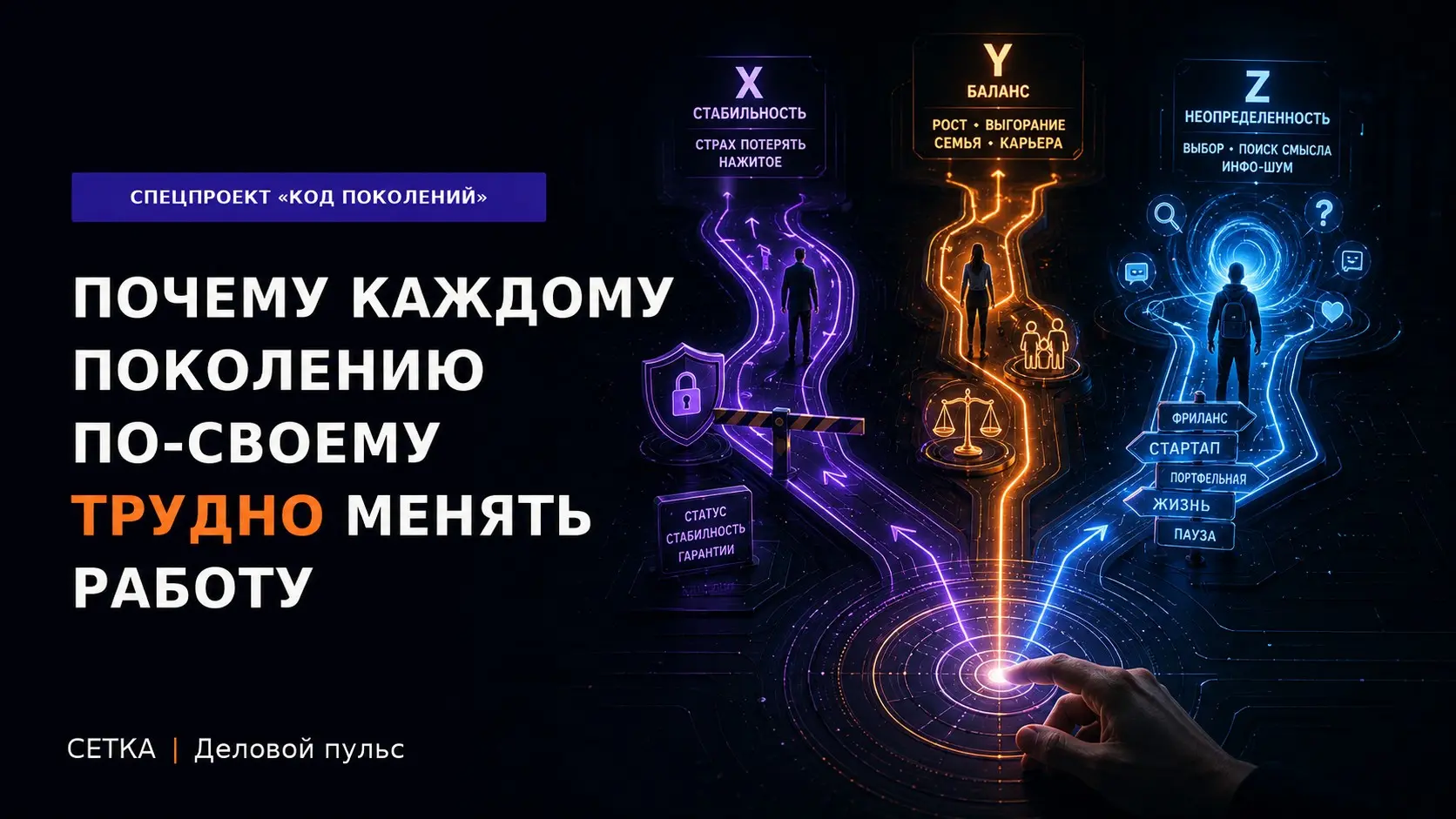 Менять работу трудно всем — но по-разному | Сетка — социальная сеть от hh.ru
