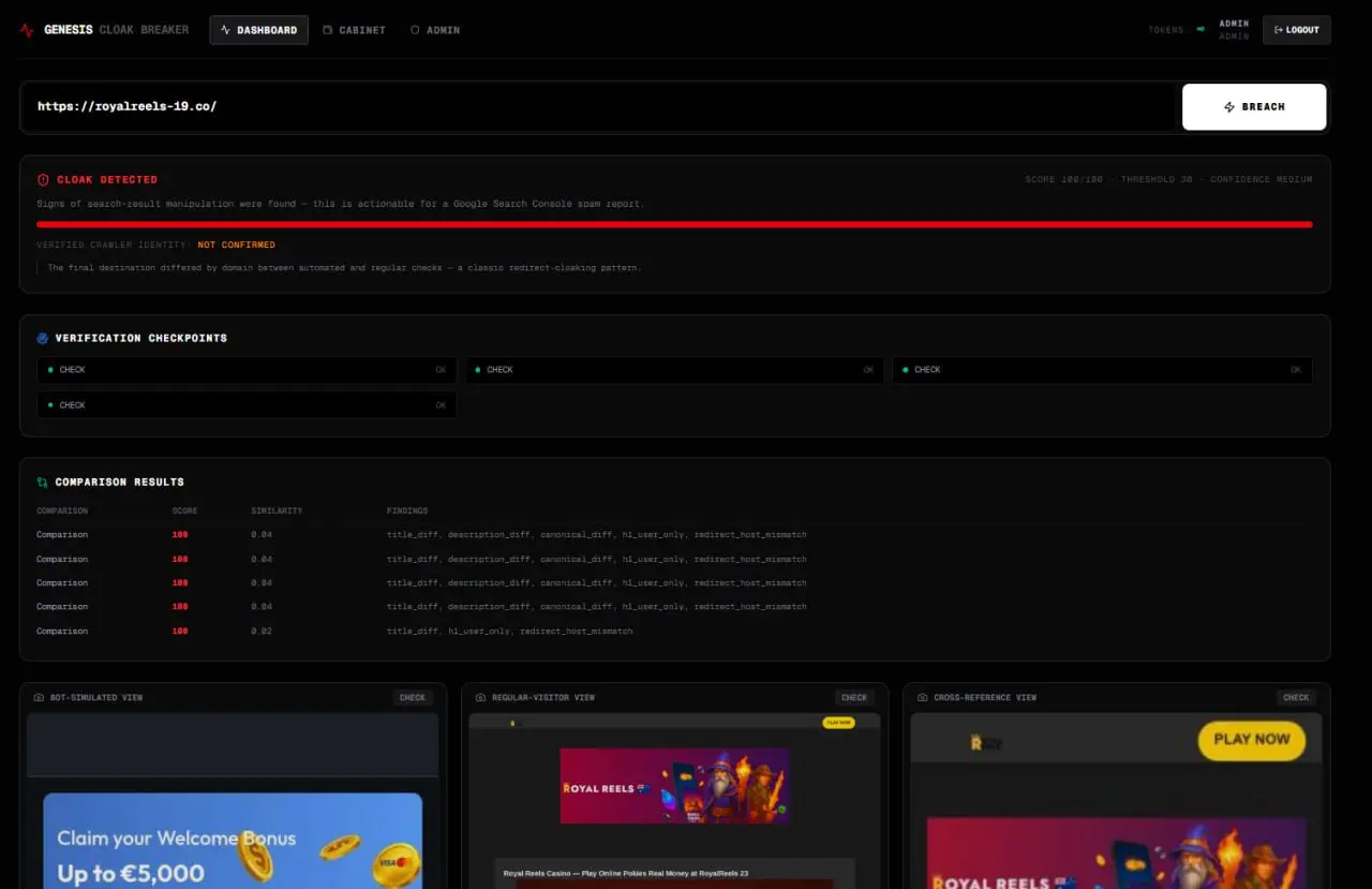 Верхнеуровневый R&D разбор ТОП-1 по запросу "online casino Australia"
Домен royalreels-19.co, который держит ТОП-1 по жирному ключу («online casino Australia») | Сетка — социальная сеть от hh.ru