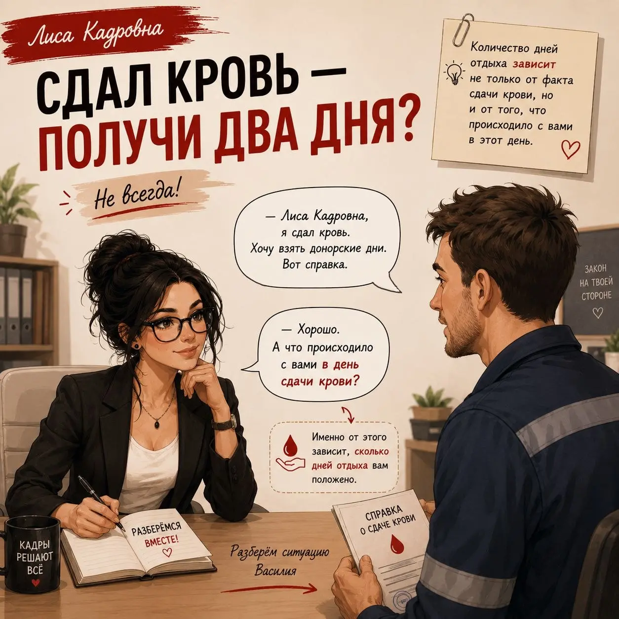 Донорские дни | Сетка — социальная сеть от hh.ru