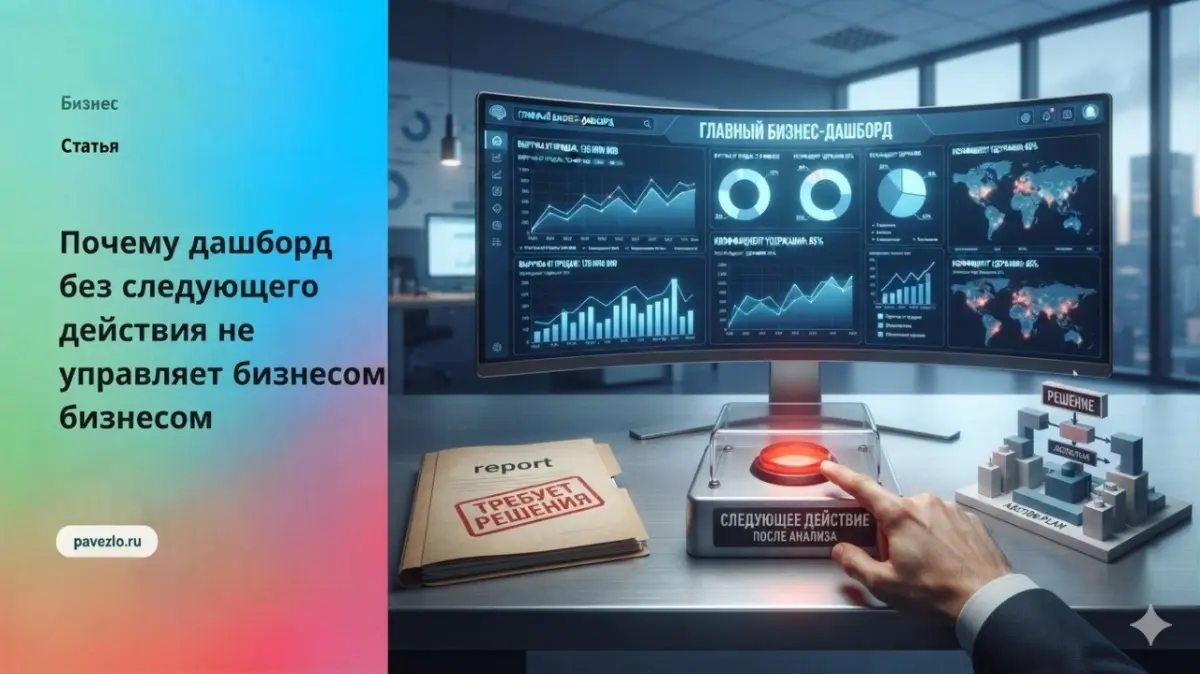 Почему дашборд без следующего действия не управляет бизнесом | Сетка — социальная сеть от hh.ru