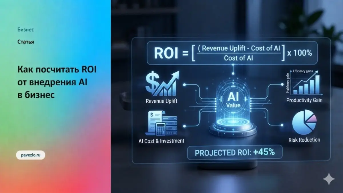Как посчитать ROI от внедрения AI в бизнес | Сетка — социальная сеть от hh.ru