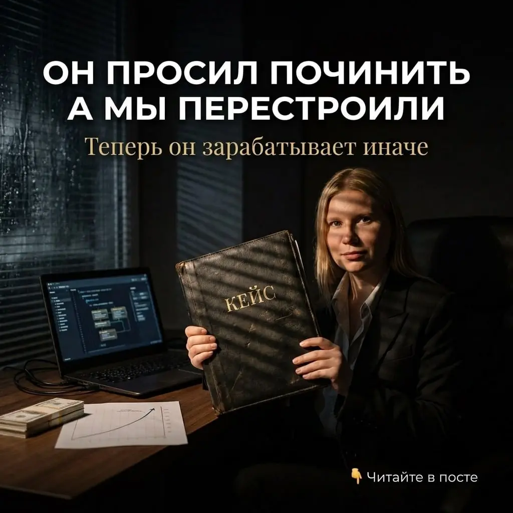 Он просил 'починить бота'. Мы сделали кое-что другое. Теперь он зарабатывает иначе 💰
Вместо "починить бота" мы перестроили всю его систему. Теперь он зарабатывает иначе | Сетка — социальная сеть от hh.ru