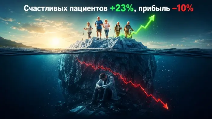 Счастливых пациентов +23%, прибыль -10%! | Сетка — социальная сеть от hh.ru
