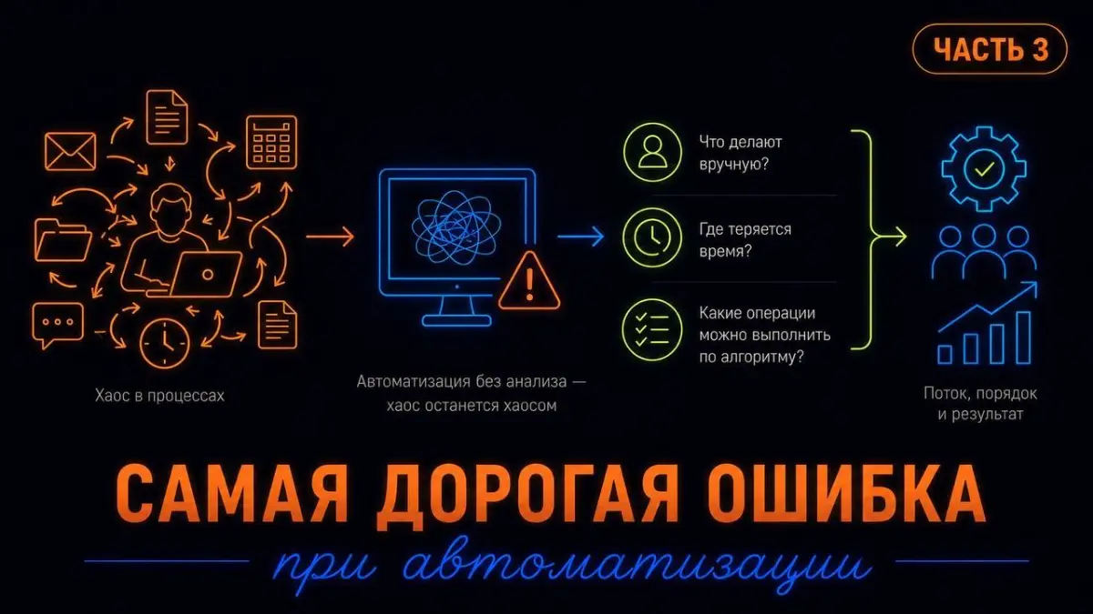 Самая дорогая ошибка при автоматизации | Сетка — социальная сеть от hh.ru