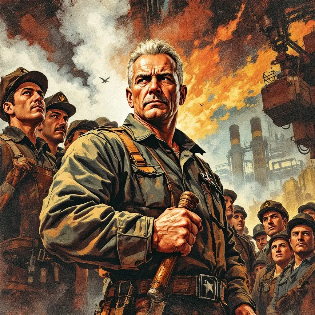 Я инженер всем рабочим пример,
За партию власти я с места в карьер.
Если в завод ты пришёл не с добром,
Мы порубаем тебя топором.
#alexbald | Сетка — социальная сеть от hh.ru