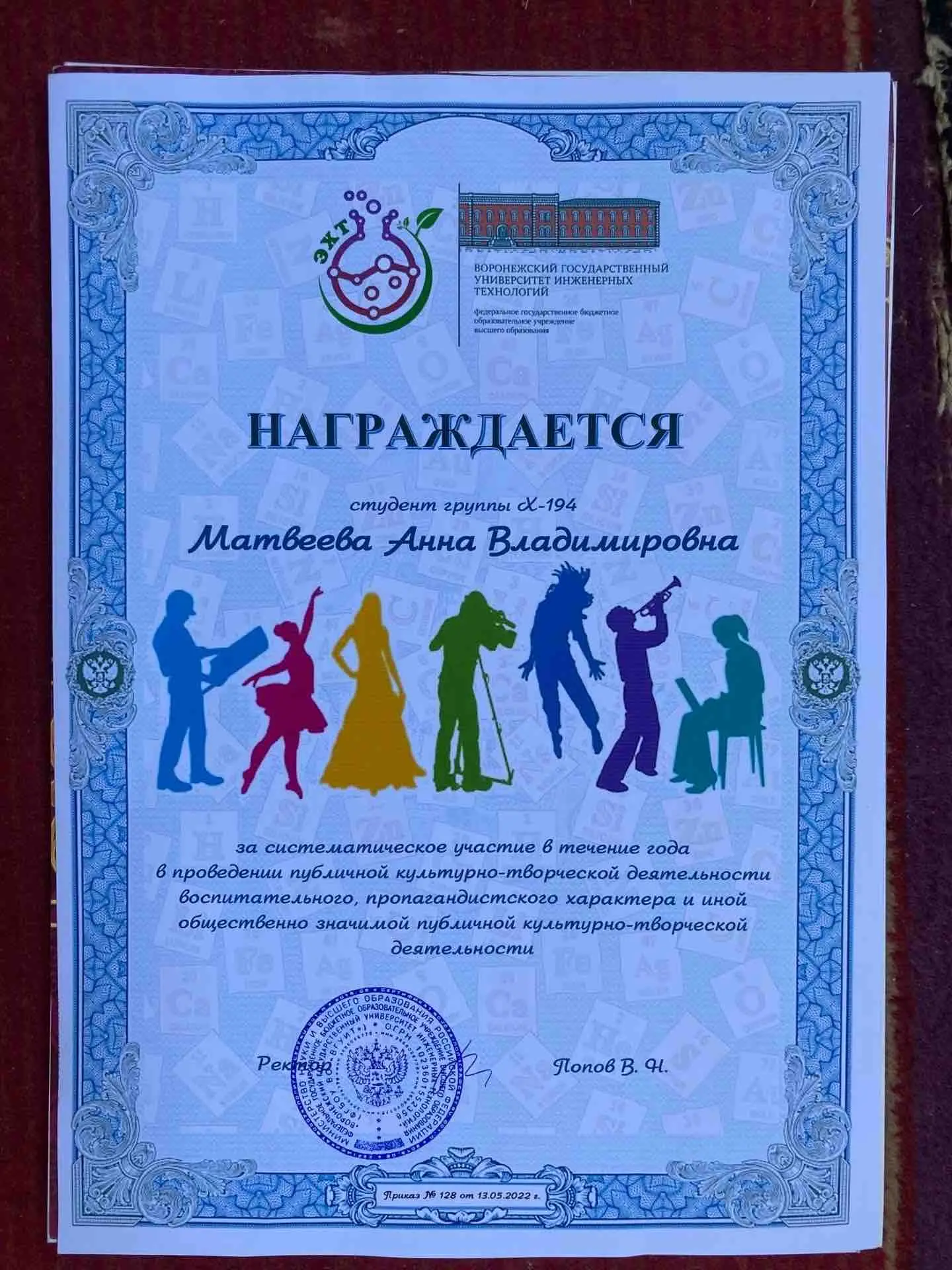 Network member avatar