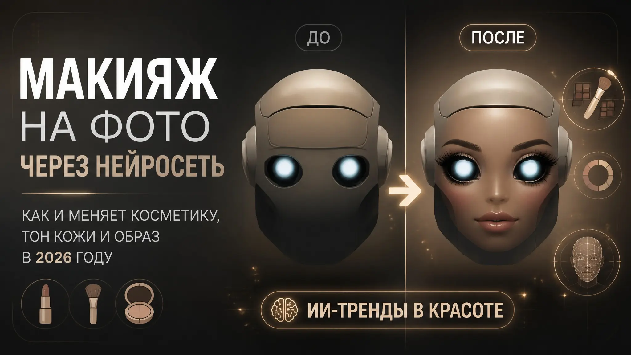 Макияж через нейросеть: как изменить образ на фото | Сетка — социальная сеть от hh.ru