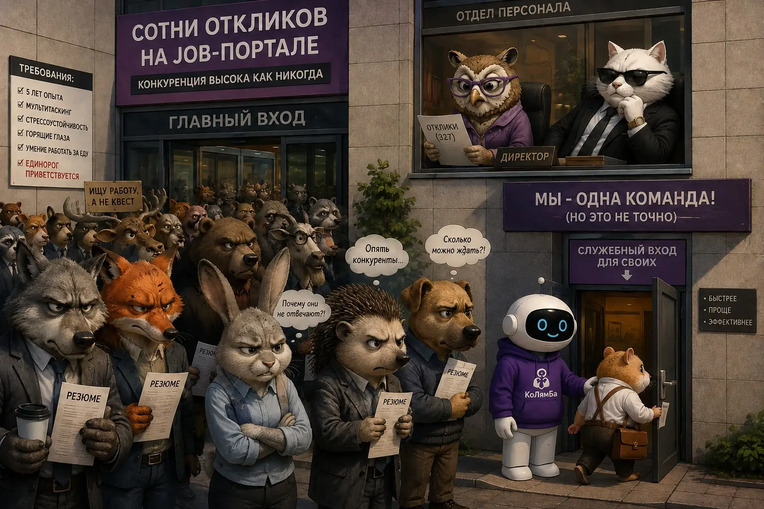 Стопицот откликов? Иногда проще зайти с другого входа 😏 | Сетка — социальная сеть от hh.ru