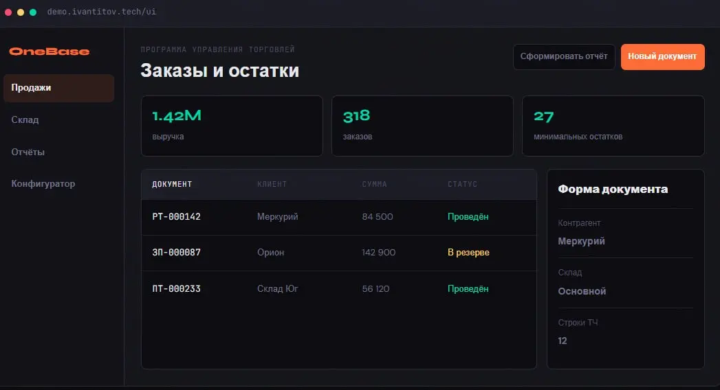 OneBase — Open-source платформа для бизнес-приложений | Сетка — социальная сеть от hh.ru